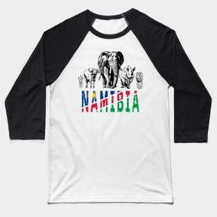 Africa's Big Five for Namibia Fans Baseball T-Shirt